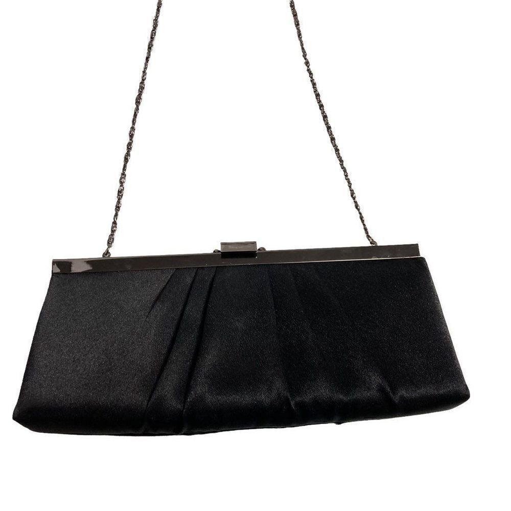JESSICA MCCLINTOCK‎ Crossbody Black Chain Strap Size 4X1X10